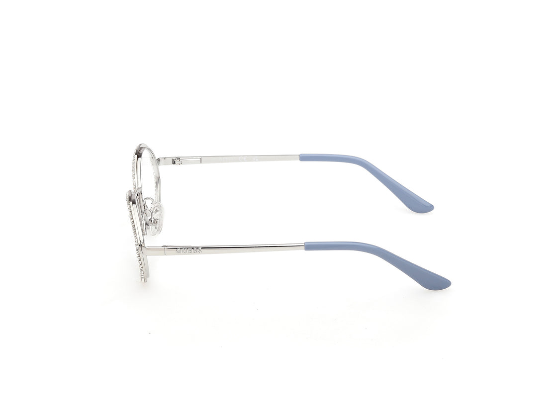 Occhiali da vista guess gu50362 010 plateado oval femenino taglia 50mm - Vista dettagliata