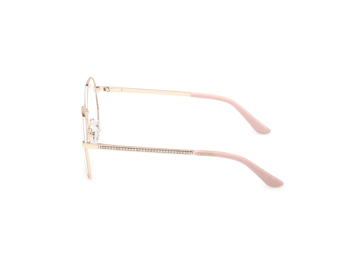 Brillen guess gu50363 073 rosa geometric femenino größe 54mm - Detailansicht