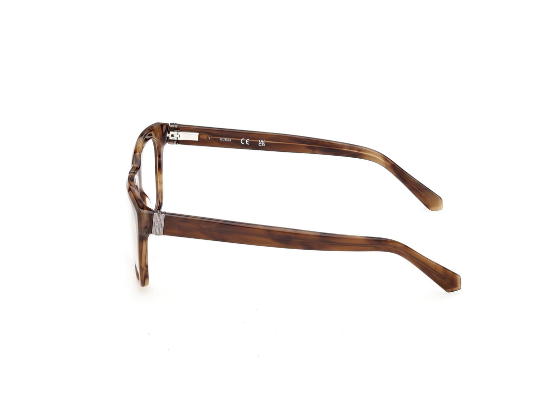 Brillen guess gu50365 050 marron rectangular masculino größe 53mm - Detailansicht