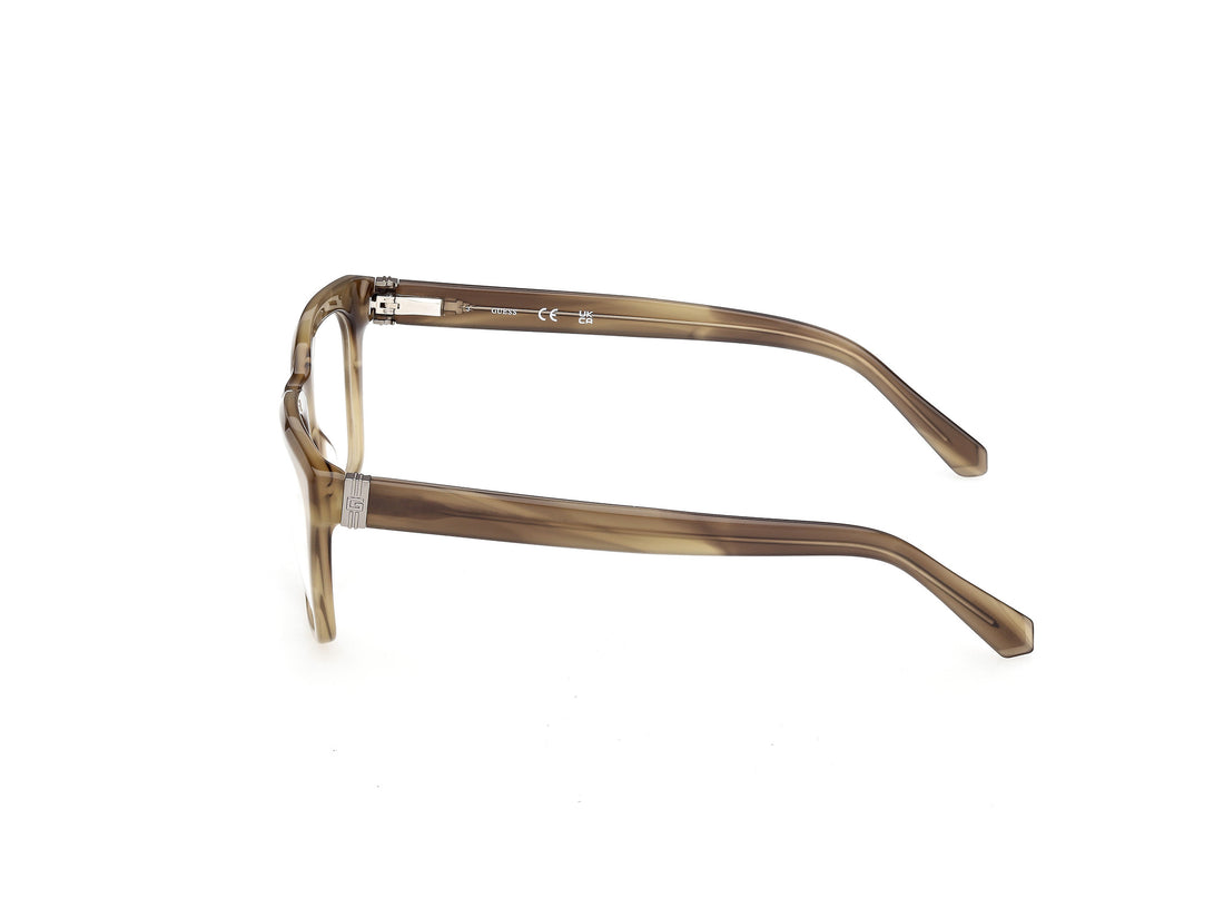 Brillen guess gu50365 095 verde rectangular masculino größe 53mm - Detailansicht