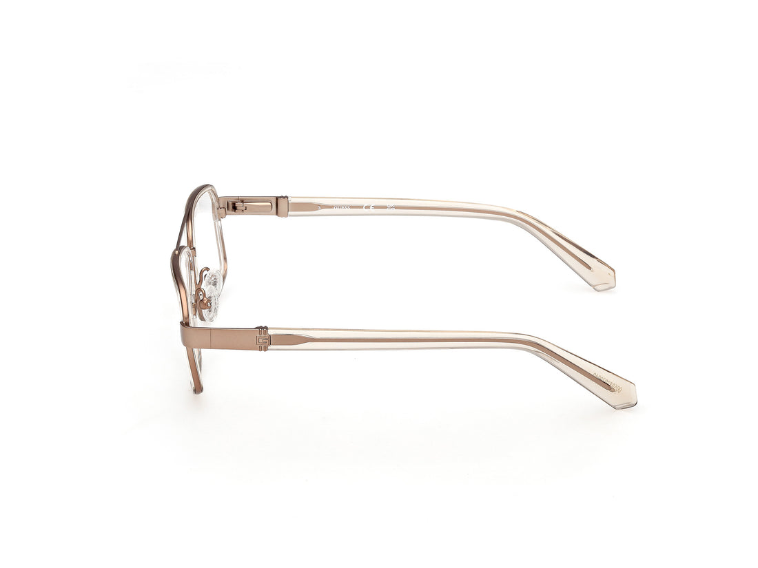 Occhiali da vista guess gu50372 045 marron navigator masculino taglia 55mm - Vista dettagliata