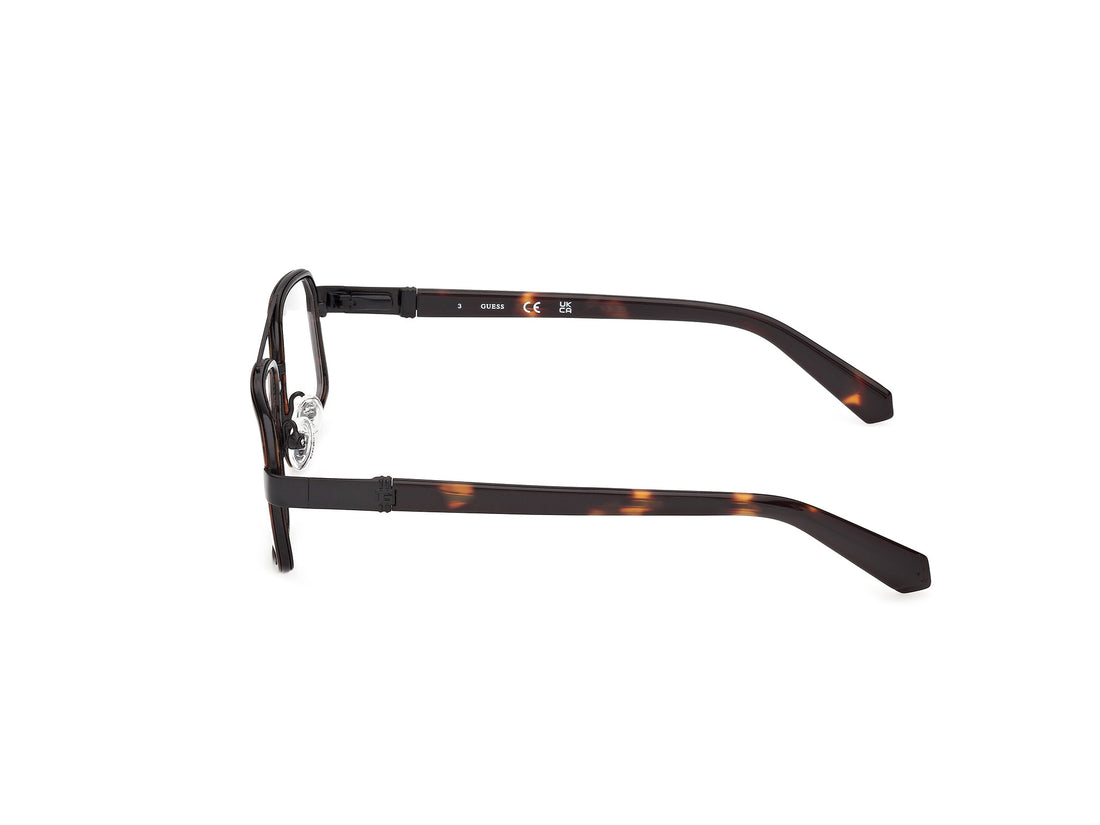 Brillen guess gu50372 052 havana navigator masculino größe 55mm - Detailansicht