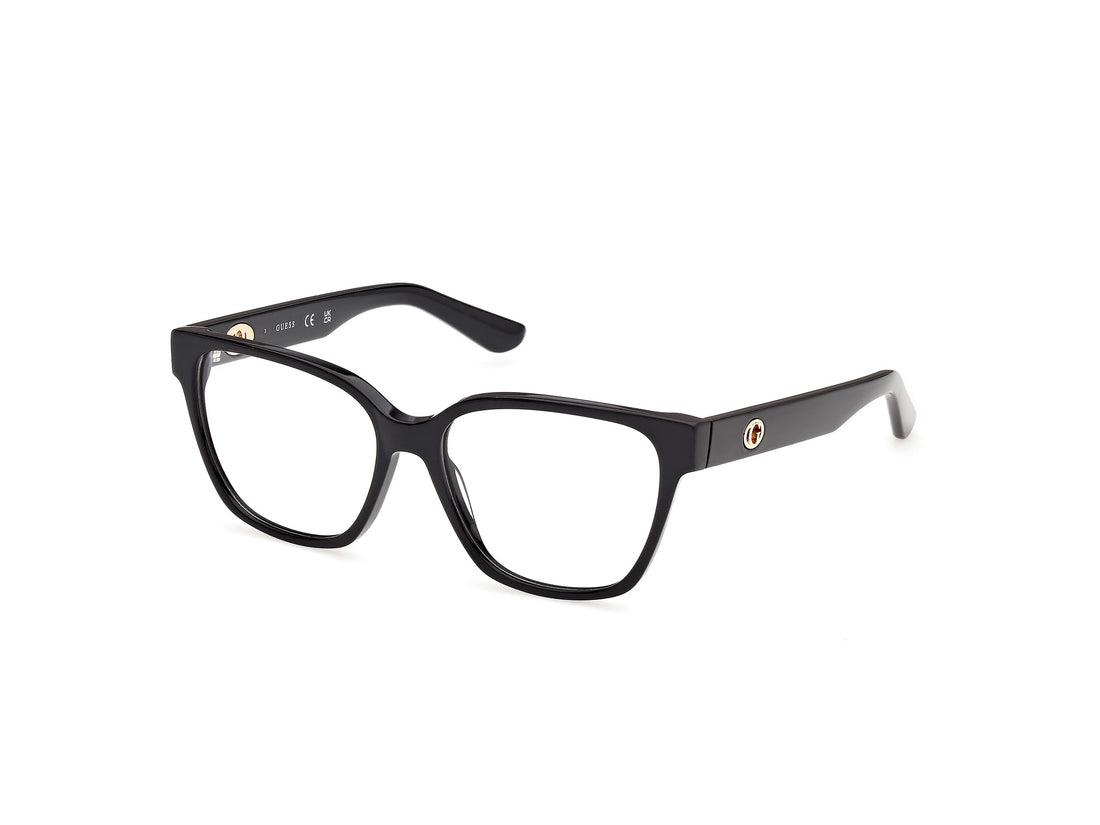 Óculos graduados guess gu50381 001 negro square femenino tamanho 54mm - Vista principal