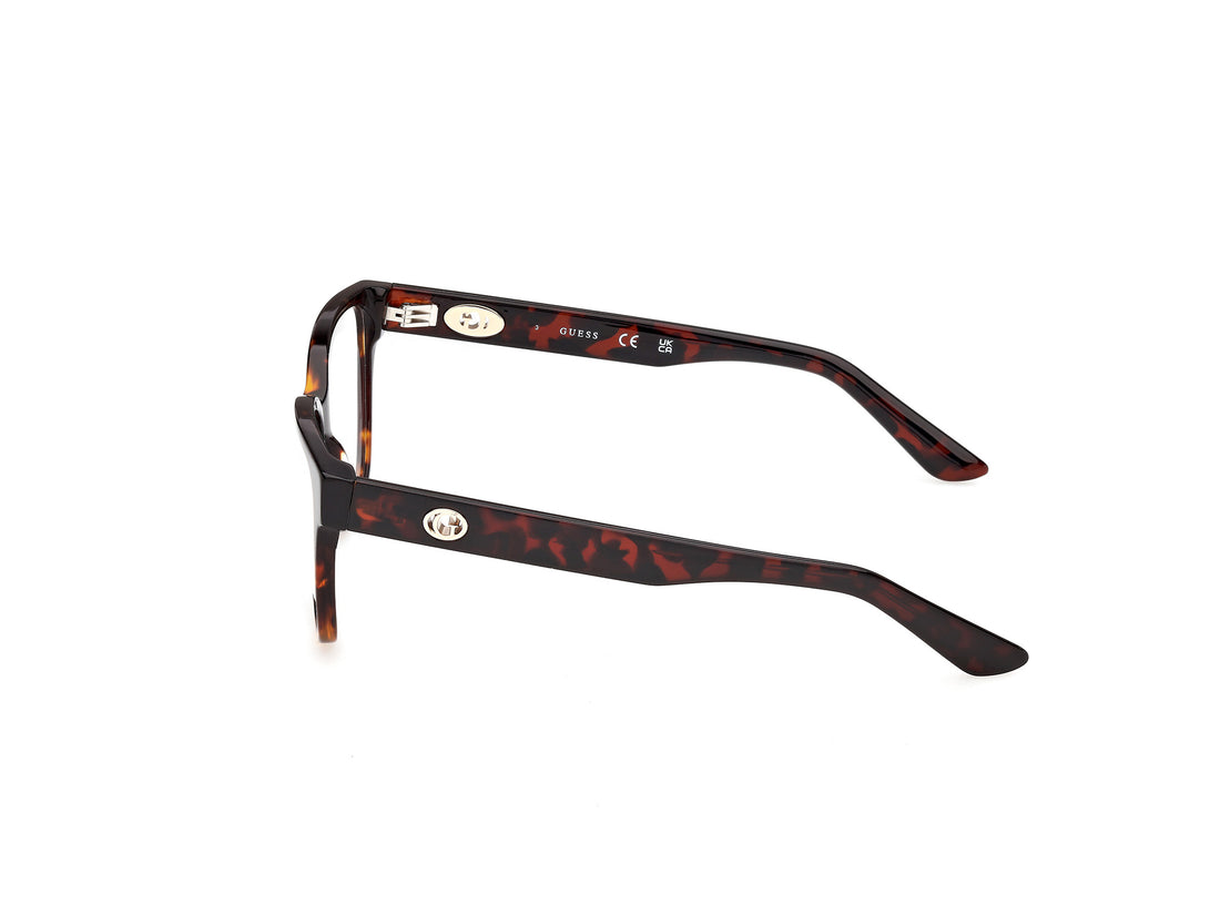 Occhiali da vista guess gu50381 052 havana square femenino taglia 54mm - Vista dettagliata