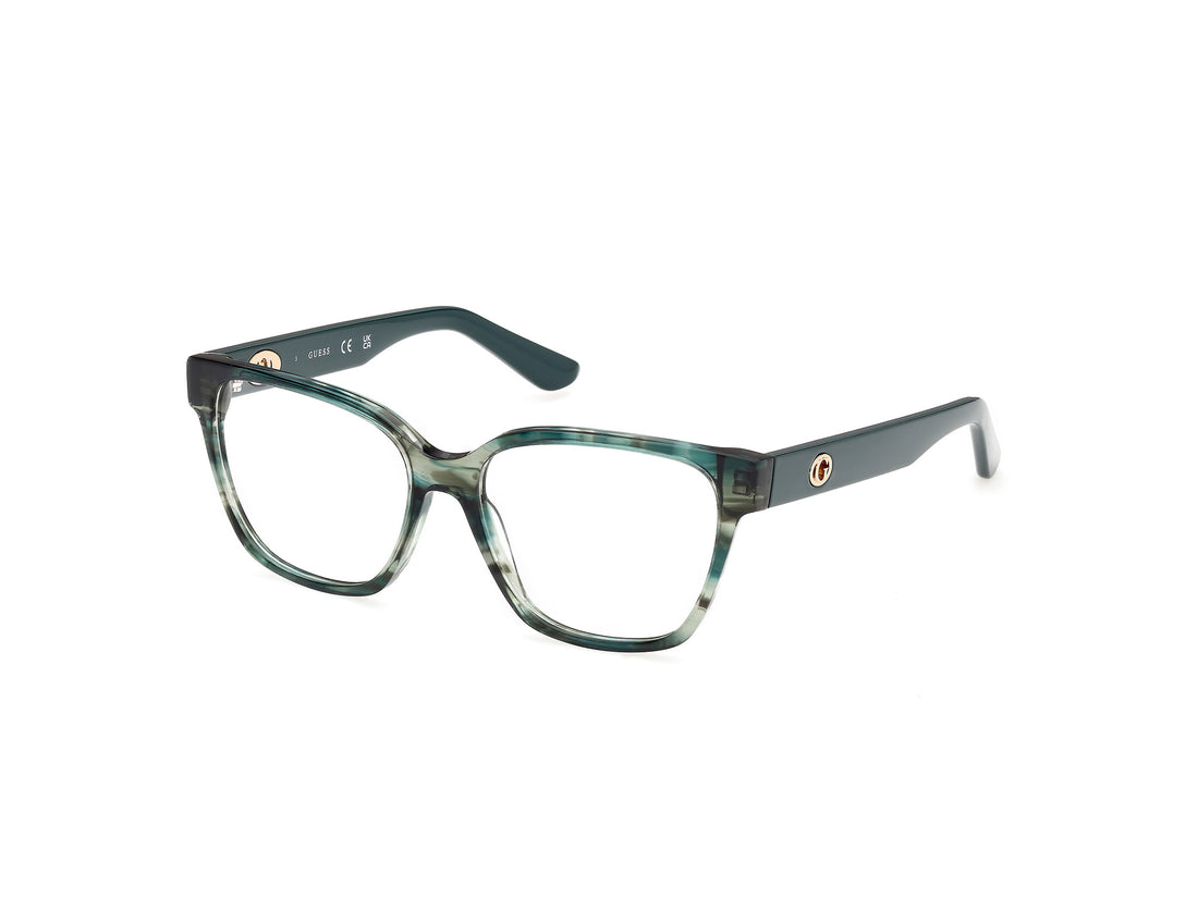 Occhiali da vista guess gu50381 098 verde square femenino taglia 54mm - Vista principale