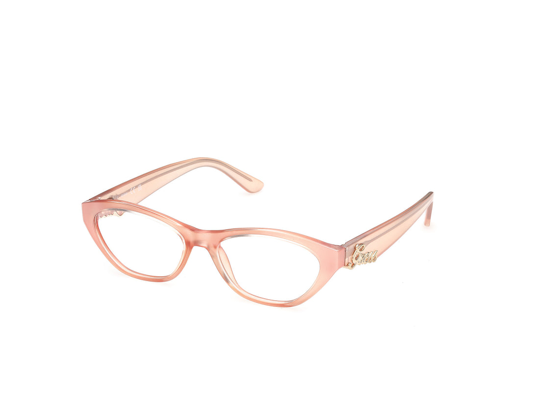 Occhiali da vista guess gu50389 074 rosa cat eye femenino taglia 52mm - Vista principale