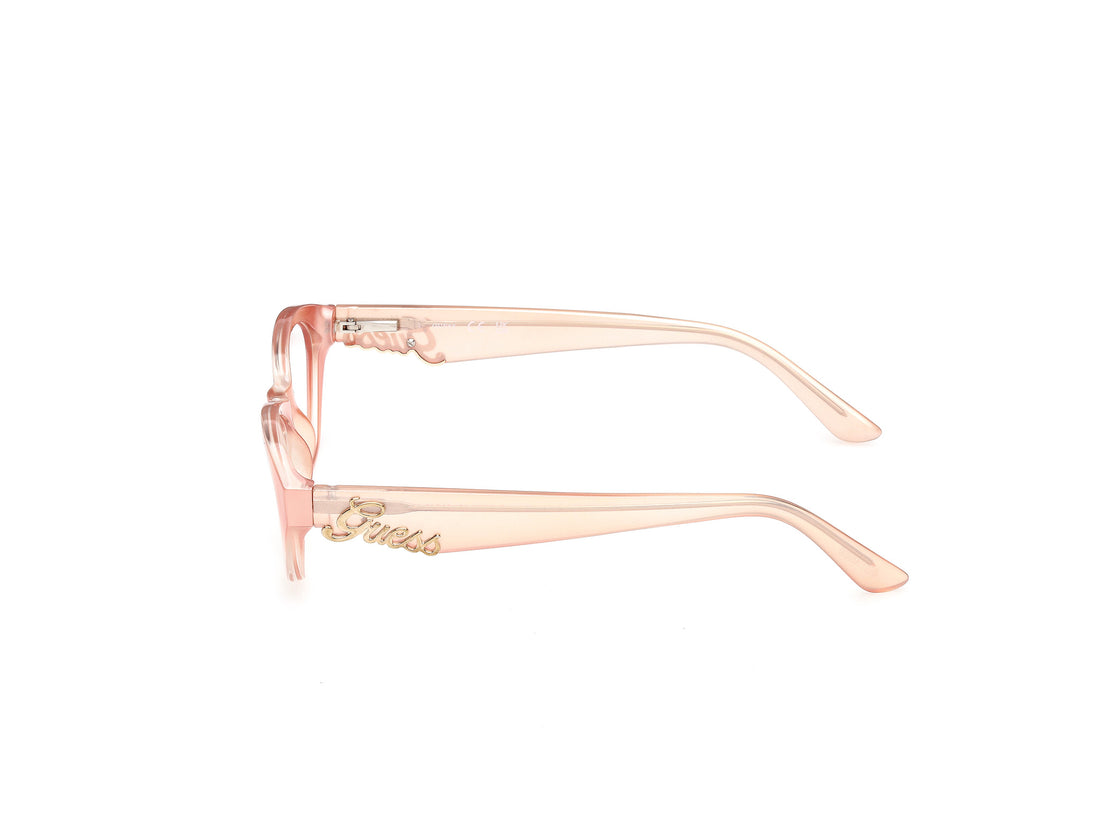 Occhiali da vista guess gu50389 074 rosa cat eye femenino taglia 52mm - Vista dettagliata