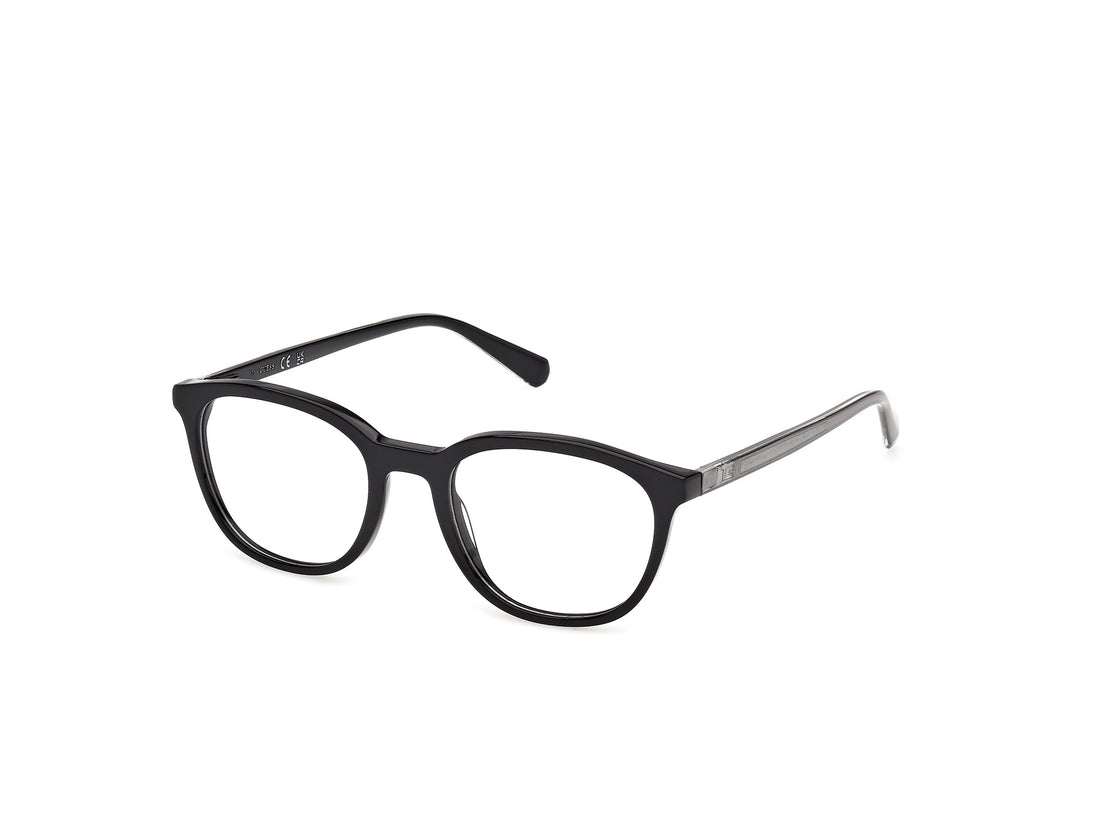 Occhiali da vista guess gu50390 001 negro round masculino taglia 50mm - Vista principale