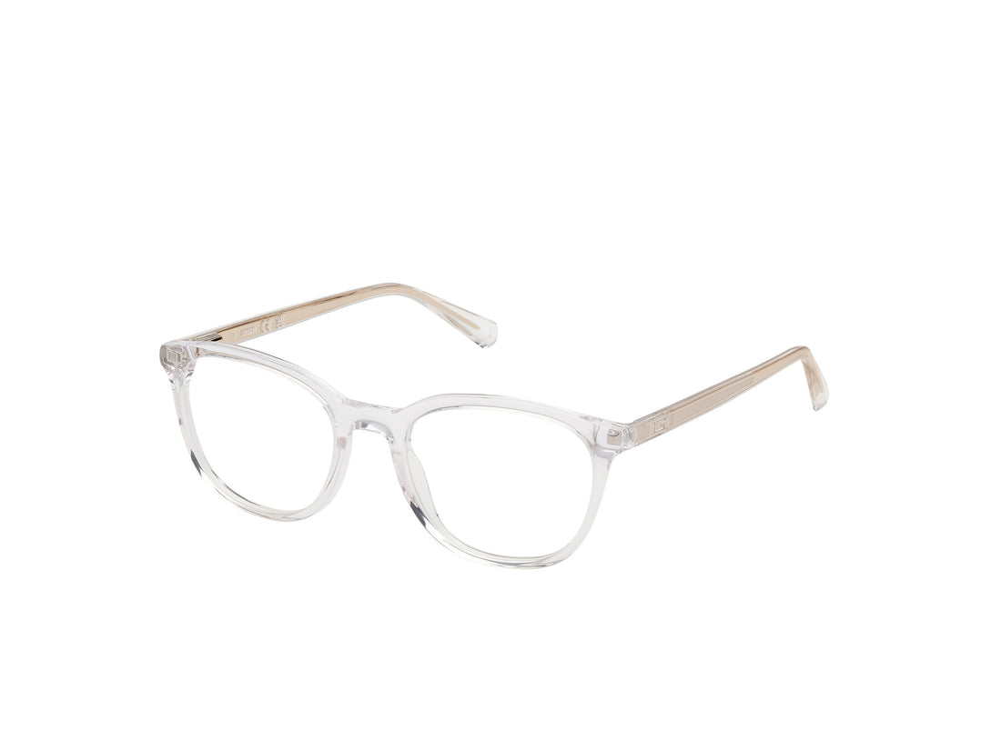 Occhiali da vista guess gu50390 026 transparente round masculino taglia 50mm - Vista principale