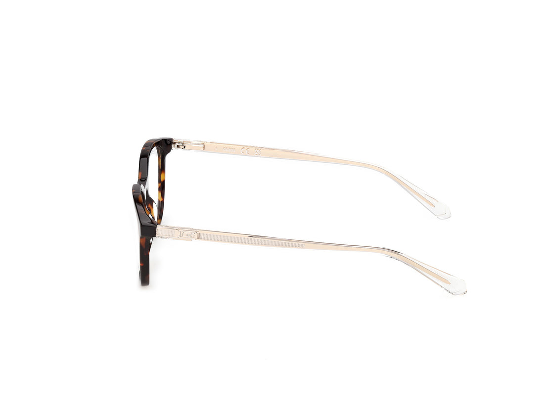 Occhiali da vista guess gu50390 052 havana round masculino taglia 50mm - Vista dettagliata