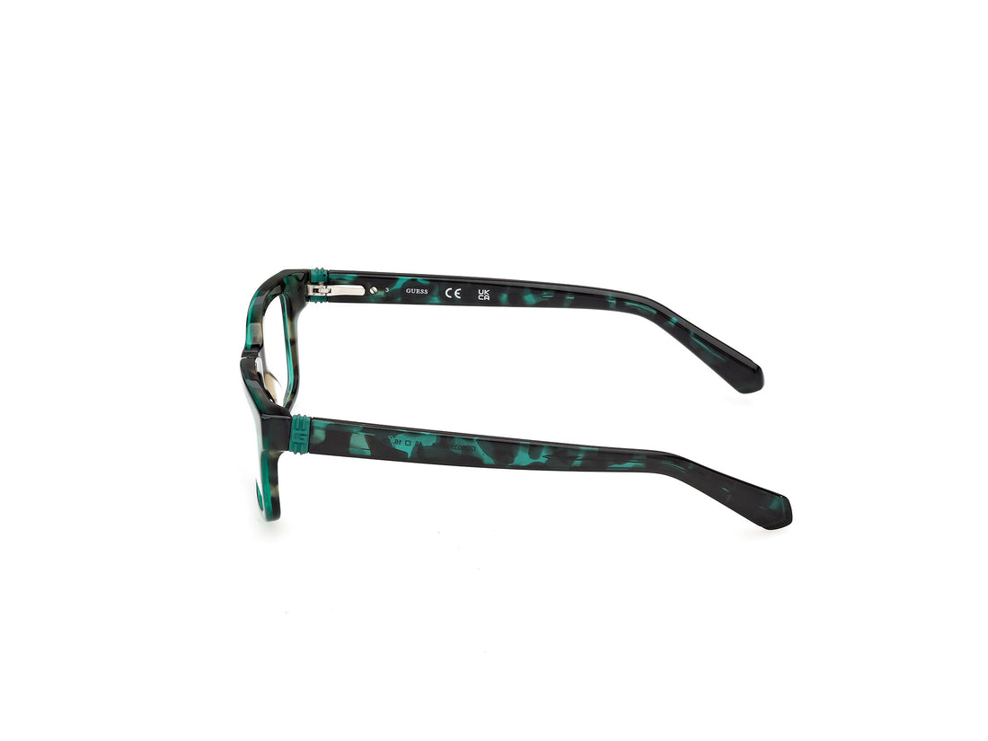 Occhiali da vista guess gu50393 098 verde rectangular masculino taglia 46mm - Vista dettagliata
