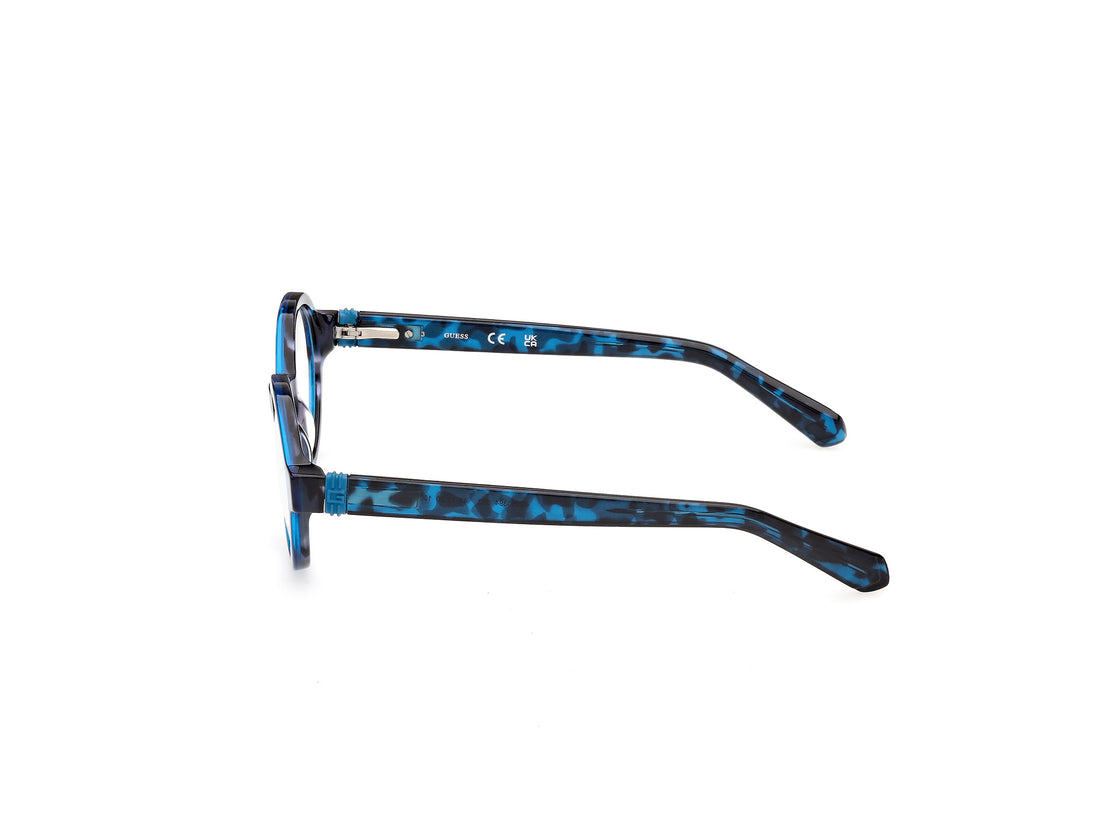 Occhiali da vista guess gu50394 092 azul round masculino taglia 43mm - Vista dettagliata