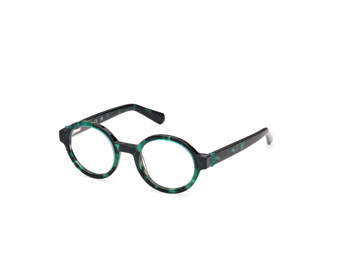 Occhiali da vista guess gu50394 098 verde round masculino taglia 43mm - Vista principale