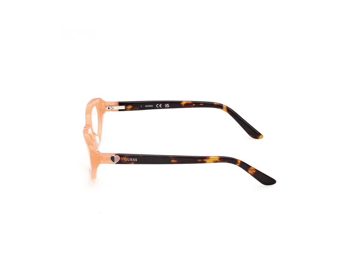 Occhiali da vista guess gu50395 044 naranja oval femenino taglia 47mm - Vista dettagliata