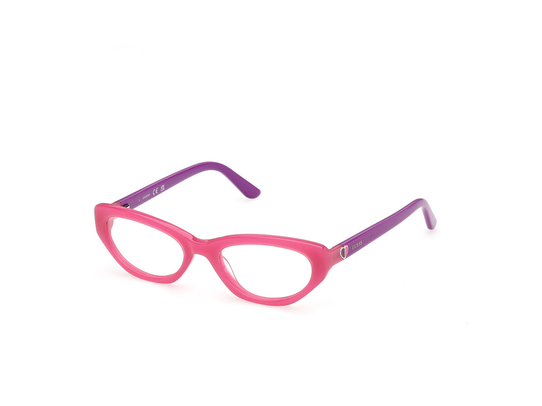 Occhiali da vista guess gu50395 074 rosa oval femenino taglia 47mm - Vista principale