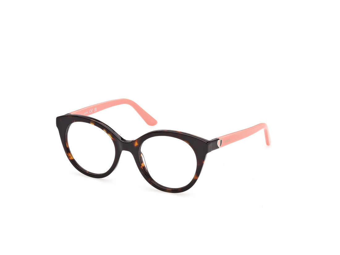 Lunettes de vue guess gu50396 052 havana round femenino taille 46mm - Vue principale