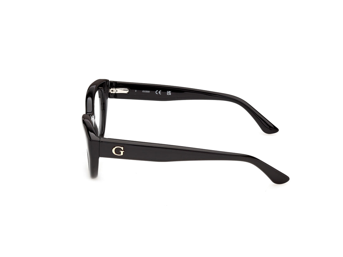 Briller guess gu50437 001 negro cat eye femenino størrelse 52mm - Detaljeret visning