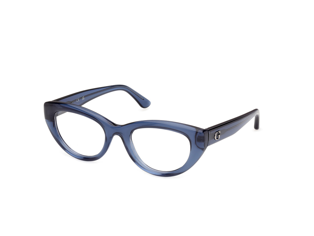 Briller guess gu50437 090 azul cat eye femenino størrelse 52mm - Hovedvisning
