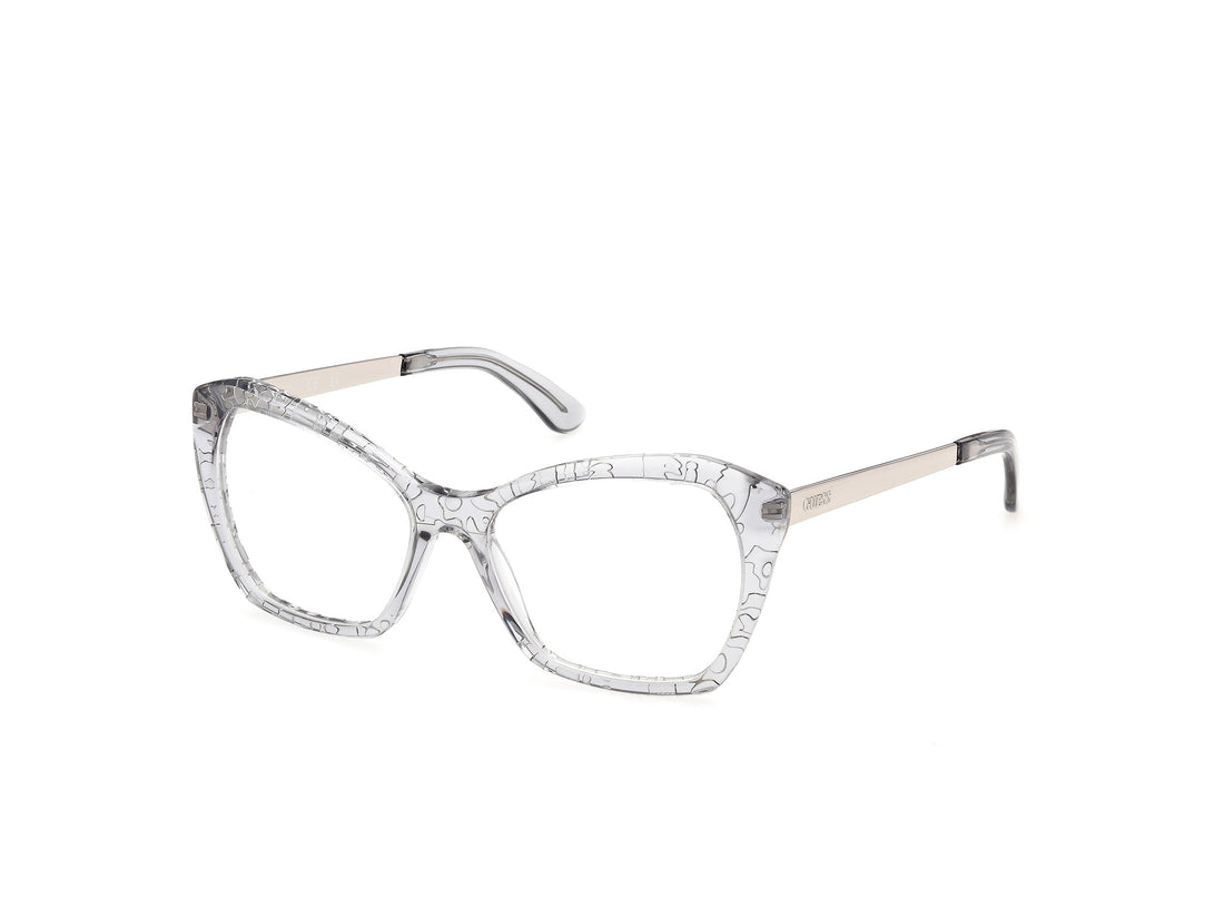Briller guess gu50441 020 gris geometric femenino størrelse 54mm - Hovedvisning