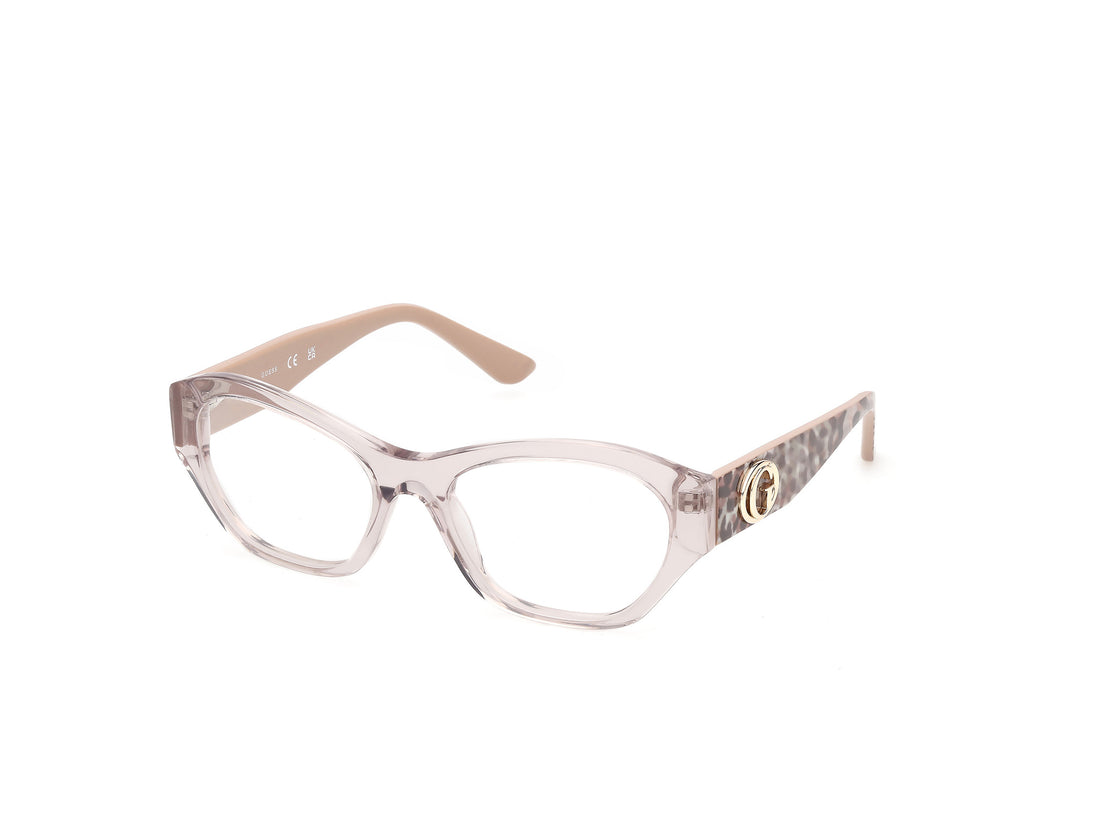 Briller guess gu50445 057 beige cat eye femenino størrelse 50mm - Hovedvisning