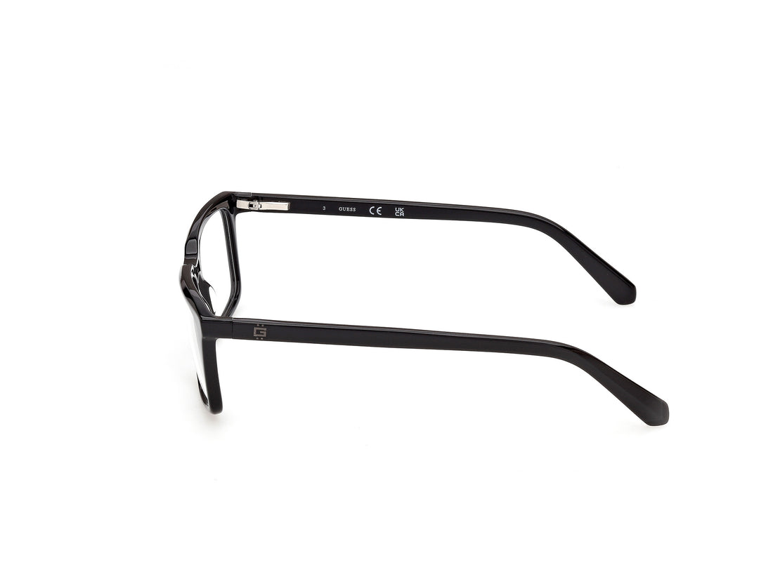 Briller guess gu50448 001 negro rectangular masculino størrelse 55mm - Detaljeret visning