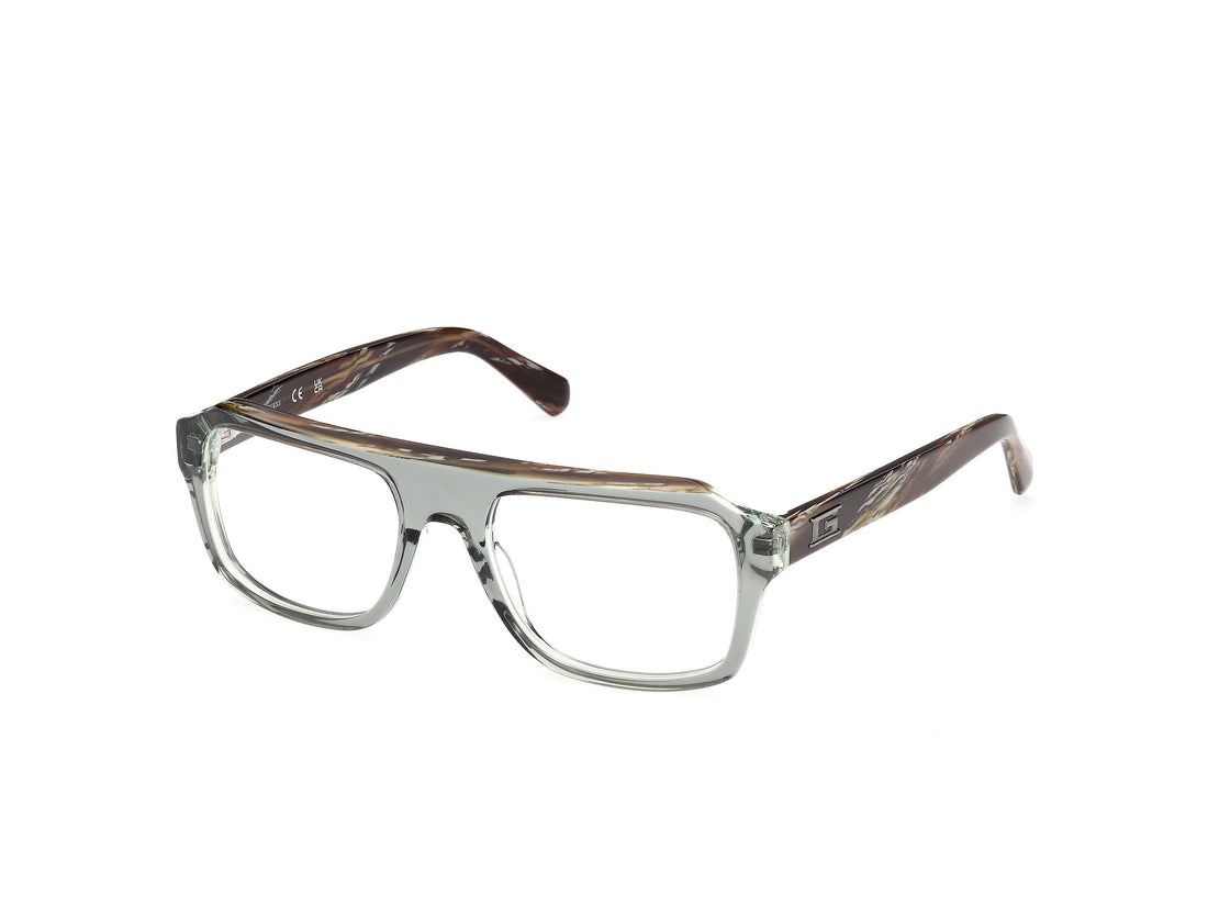Briller guess gu50451 096 verde rectangular masculino størrelse 54mm - Hovedvisning