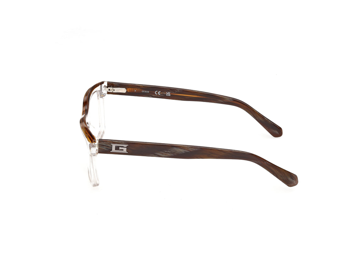 Briller guess gu50452 026 transparente rectangular masculino størrelse 55mm - Detaljeret visning