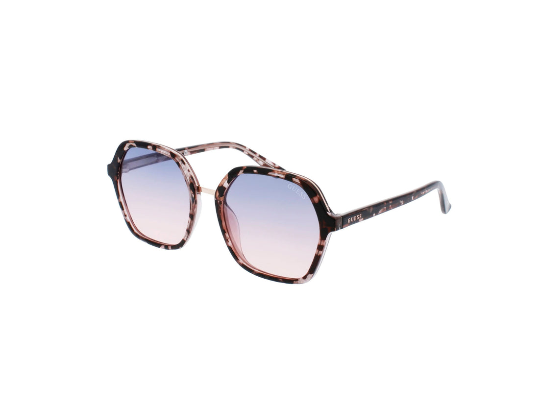 Lunettes de soleil guess gu7557 20w geometric unisex taille 54mm - Vue principale