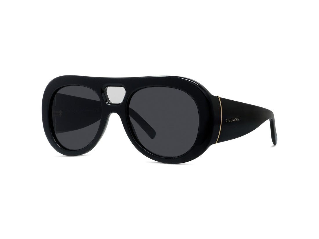 Occhiali da sole givenchy bold gv40128i 01a black round femenino taglia 53mm - Vista principale