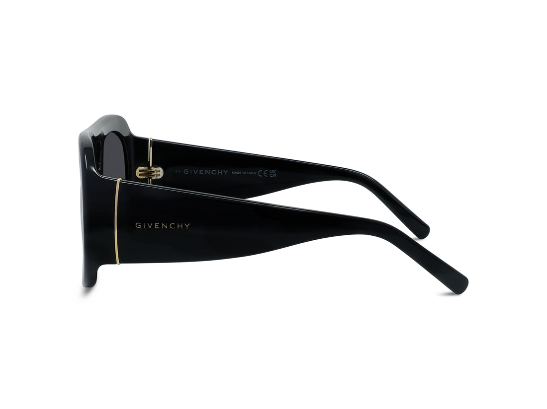 Occhiali da sole givenchy bold gv40128i 01a black round femenino taglia 53mm - Vista dettagliata