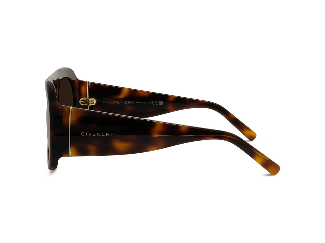 Occhiali da sole givenchy bold gv40128i 53e havana round femenino taglia 53mm - Vista dettagliata