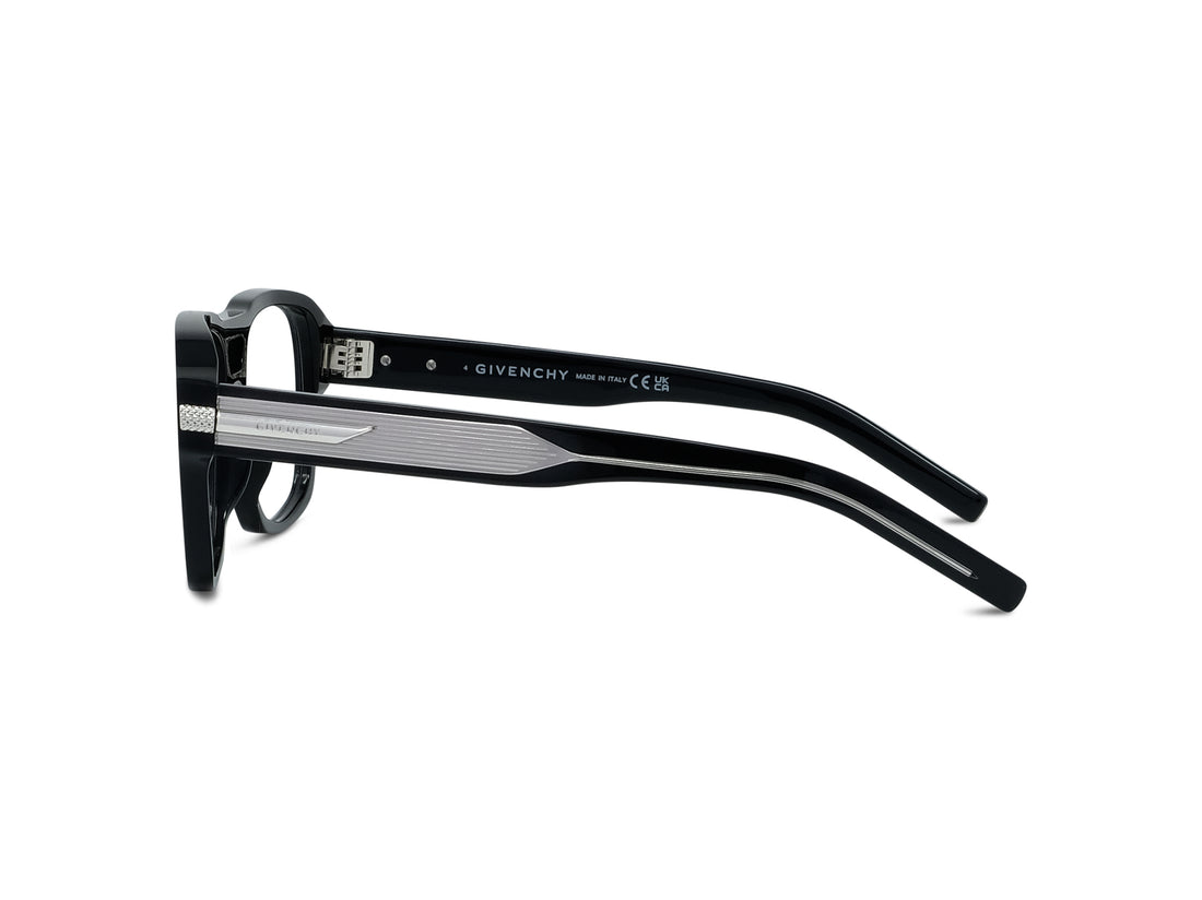 Occhiali da vista givenchy gv one gv50081i 001 black geometric masculino taglia 53mm - Vista dettagliata