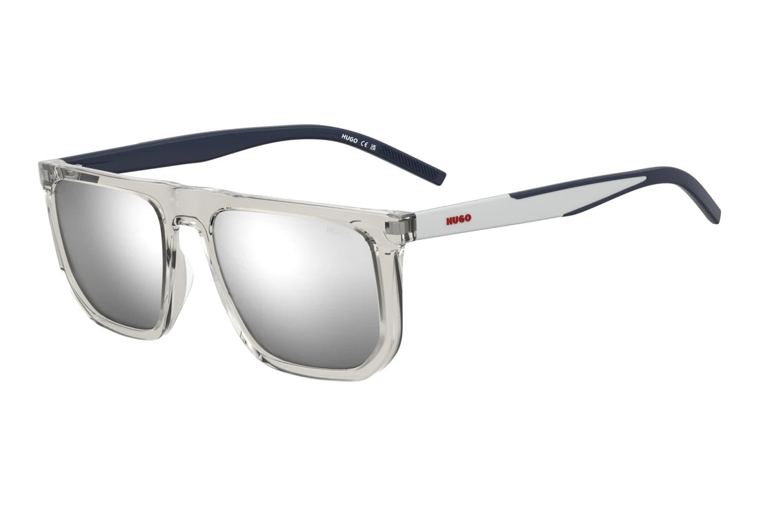 Okulary przeciwsłoneczne hugo hg 1336/g/s kb7 ir gris rectangular masculino rozmiar 56mm - Widok główny