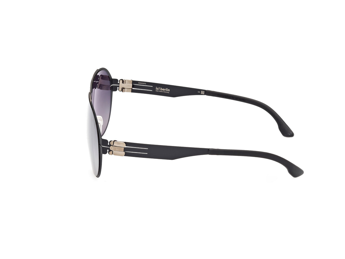 Occhiali da sole ic! berlin ic0002 carson 05b negro pilot unisex taglia 64mm - Vista dettagliata