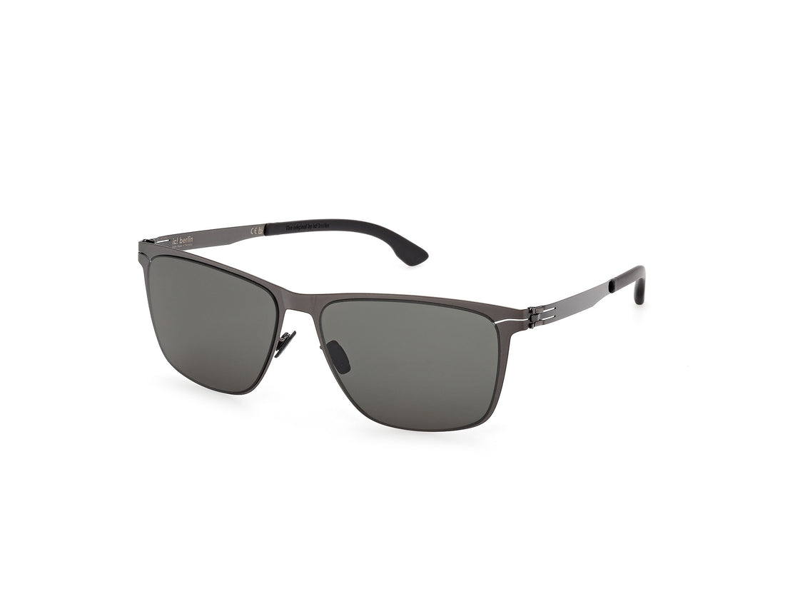 Occhiali da sole ic! berlin ic0003 charlie 08n plateado square unisex taglia 57mm - Vista principale