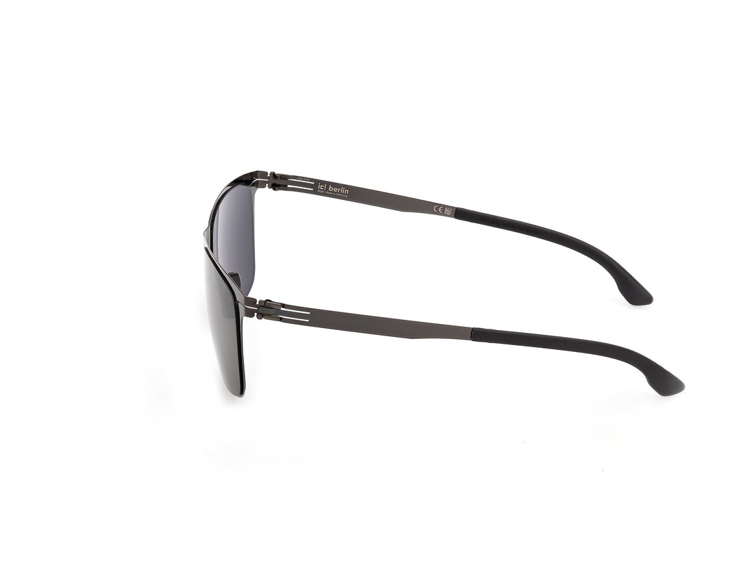 Occhiali da sole ic! berlin ic0003 charlie 08n plateado square unisex taglia 57mm - Vista dettagliata