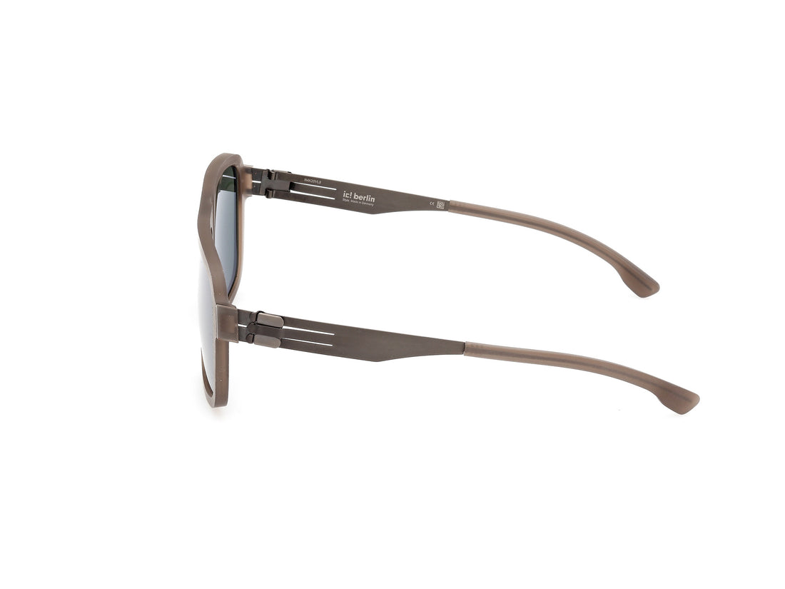 Occhiali da sole ic! berlin ic0005 egon 46r verde square masculino taglia 61mm - Vista dettagliata