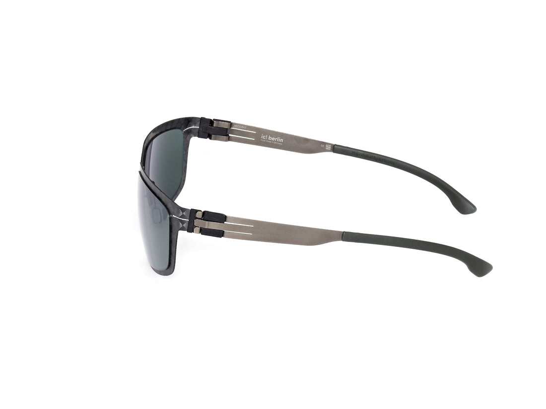 Occhiali da sole ic! berlin ic0006 flx_s02 02r negro geometric unisex taglia 58mm - Vista dettagliata