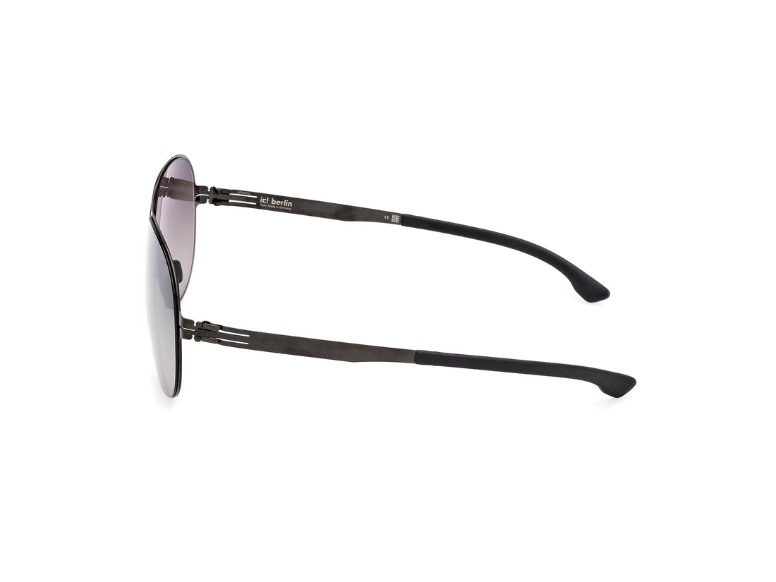 Occhiali da sole ic! berlin ic0010 gerrit 08b plateado pilot unisex taglia 61mm - Vista dettagliata