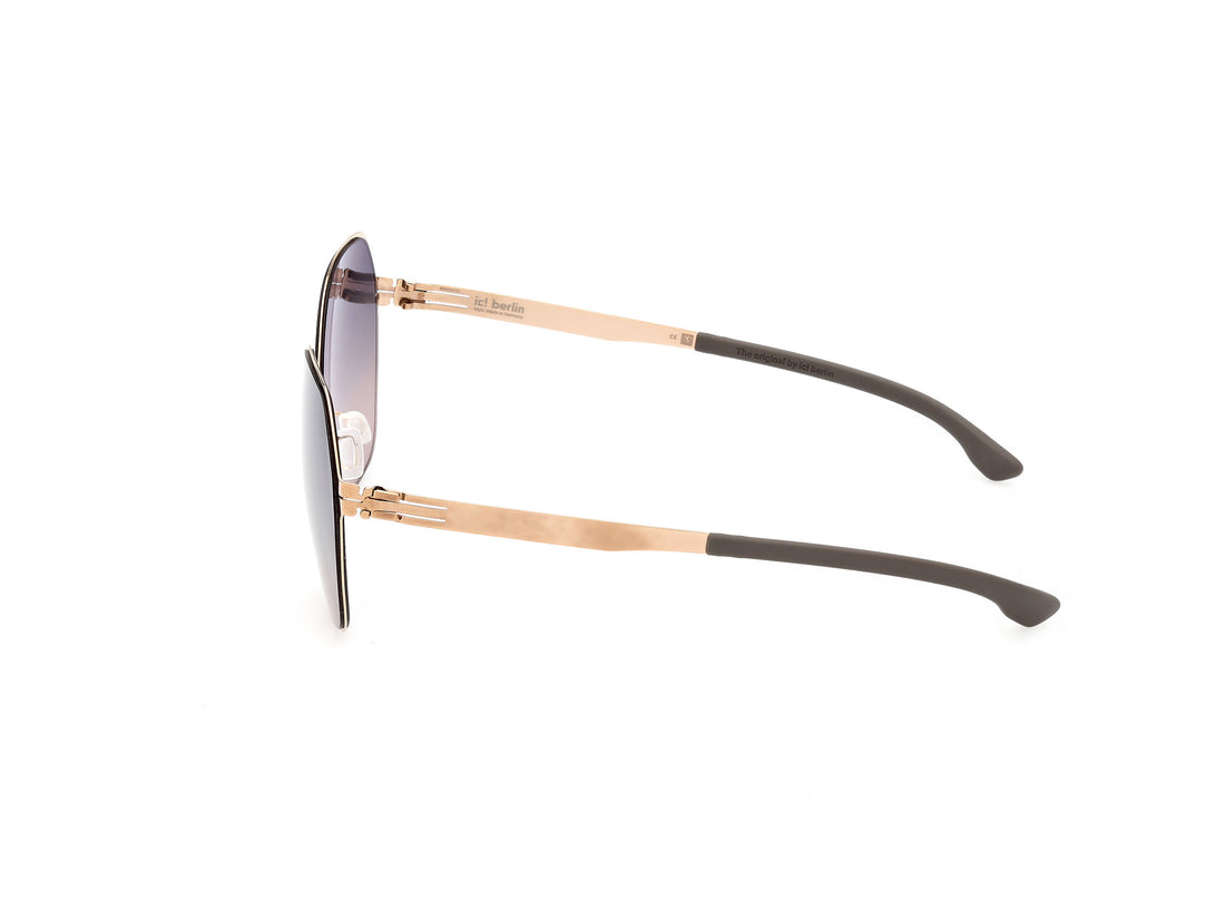 Occhiali da sole ic! berlin ic0012 jacy c. 28w dorado butterfly femenino taglia 58mm - Vista dettagliata