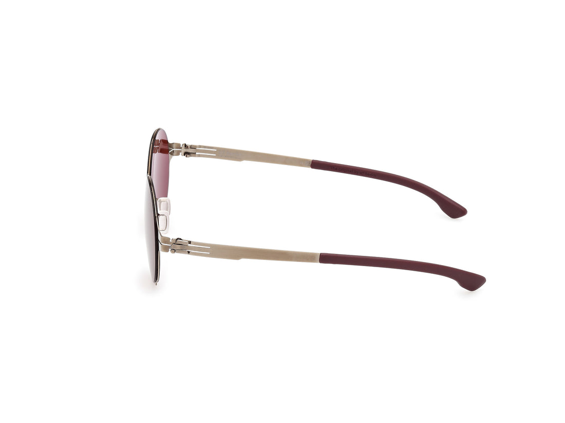 Occhiali da sole ic! berlin ic0013 miki 34s bronce round unisex taglia 49mm - Vista dettagliata