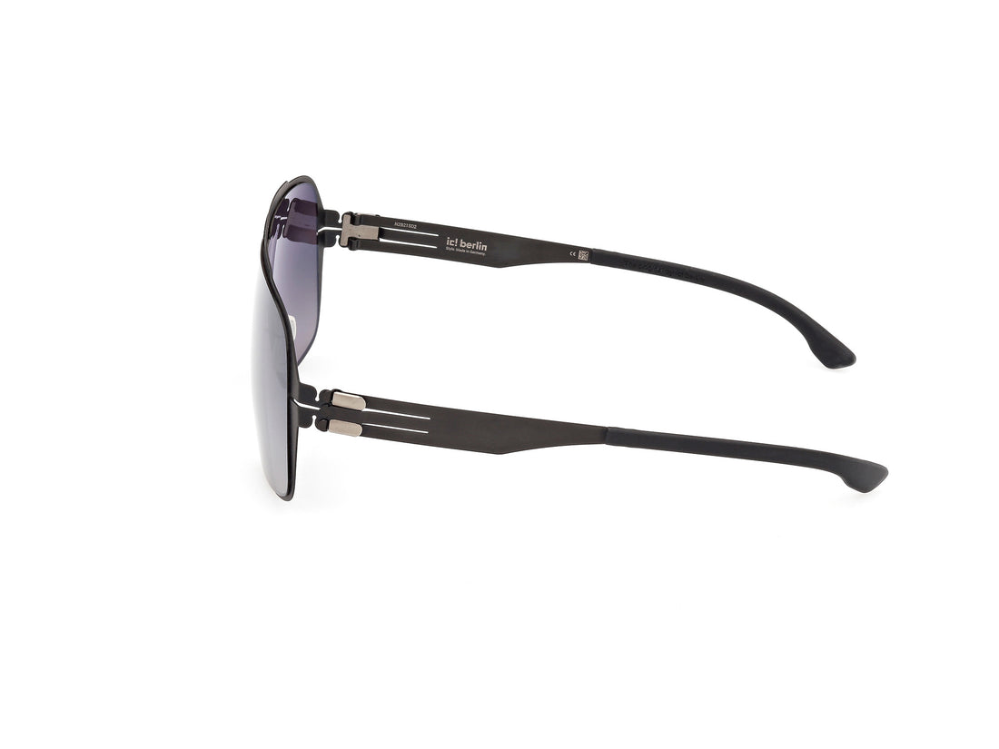 Occhiali da sole ic! berlin ic0015 nash 02b negro square unisex taglia 66mm - Vista dettagliata