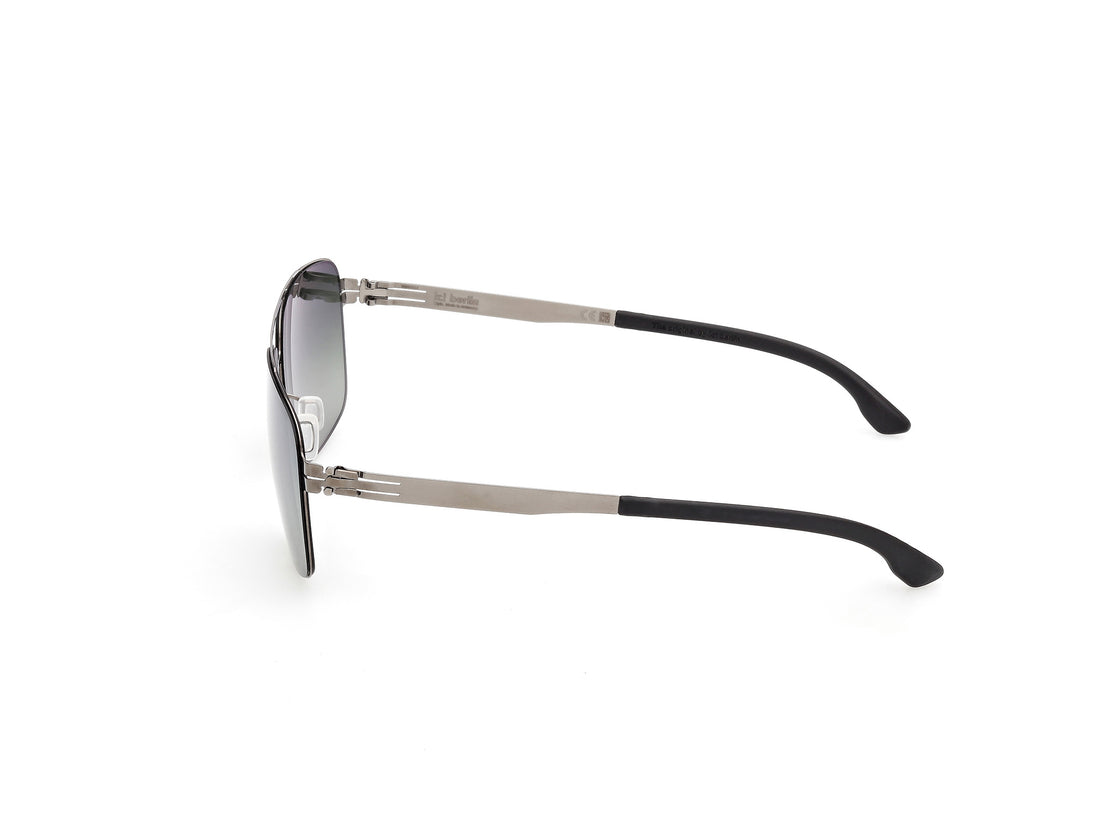 Solbriller ic! berlin ic0065 ryan 02p negro oval unisex størrelse 60mm - Detaljeret visning