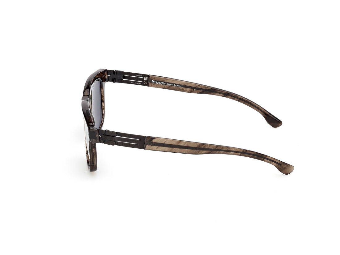 Occhiali da sole ic! berlin ic0067 gabriel 48r marron square unisex taglia 52mm - Vista dettagliata