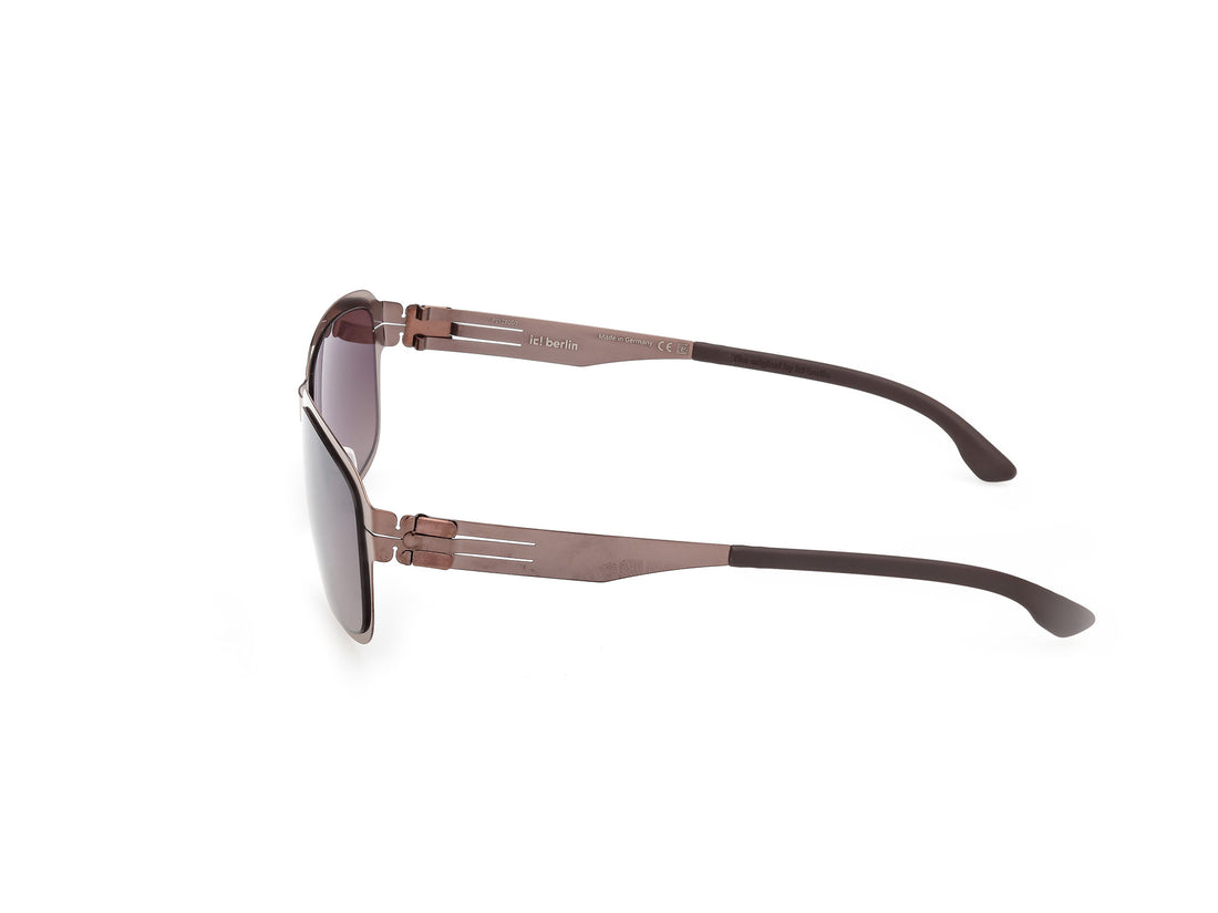 Occhiali da sole ic! berlin ic0210 jonte 68b rojo oval unisex taglia 56mm - Vista dettagliata