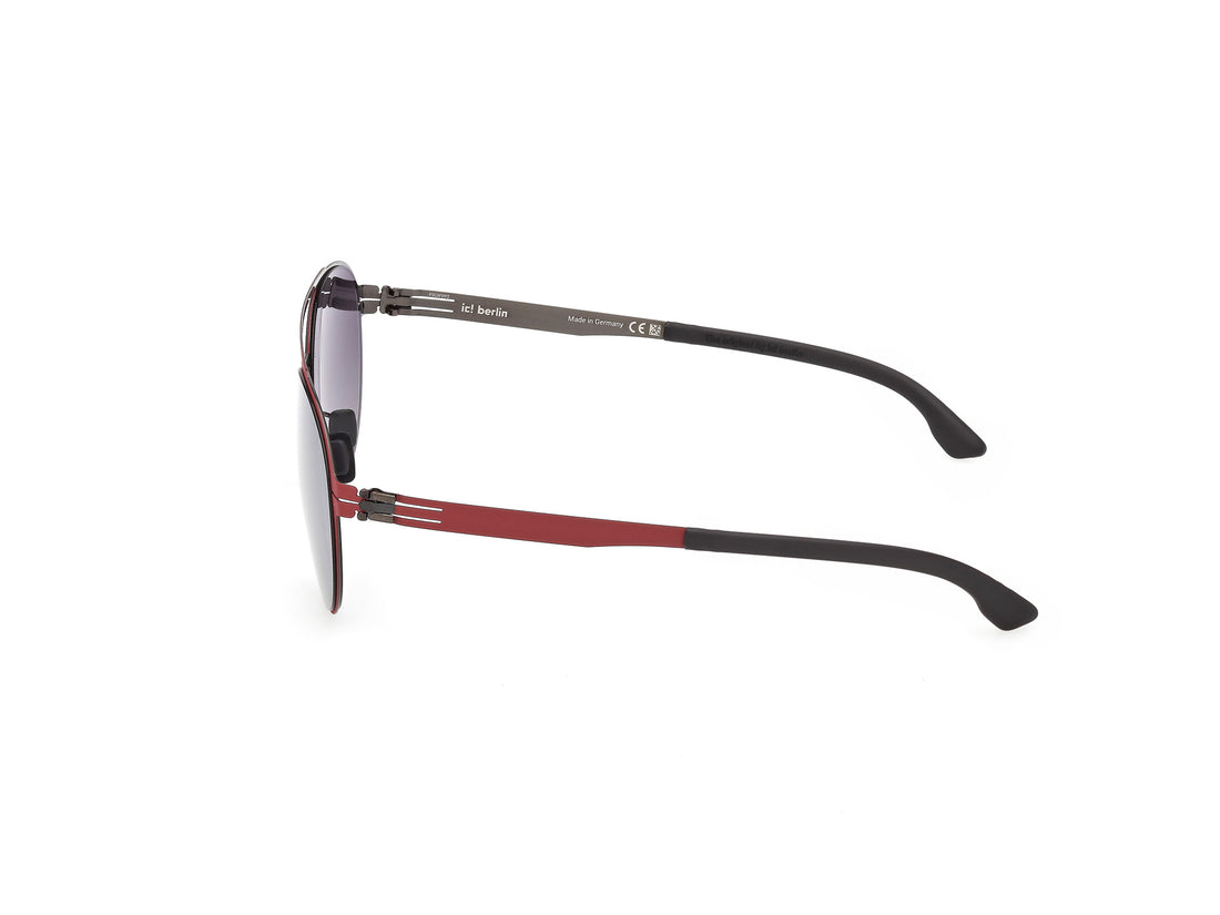 Sonnenbrillen ic! berlin ic0212 loris 68b rojo oval unisex größe 55mm - Detailansicht