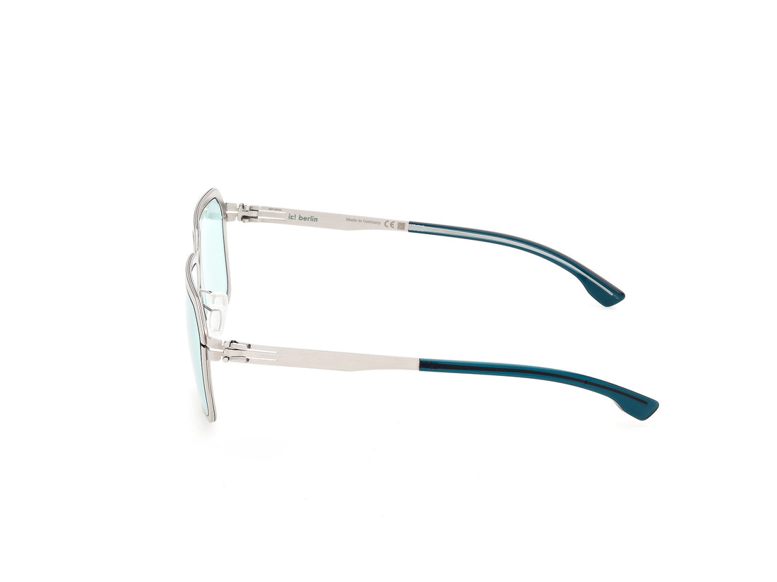 Gafas de sol ic! berlin ic0226 xenon 15v plateado oval masculino talla 57mm - Vista de detalle