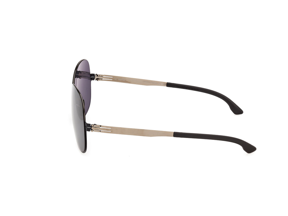 Solbriller ic! berlin ic0229 gabriella 05a negro oval femenino størrelse 61mm - Detaljeret visning