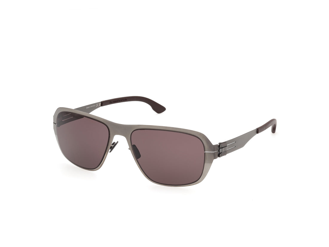 Solbriller ic! berlin ic0230 bence 13y plateado pilot masculino størrelse 57mm - Hovedvisning