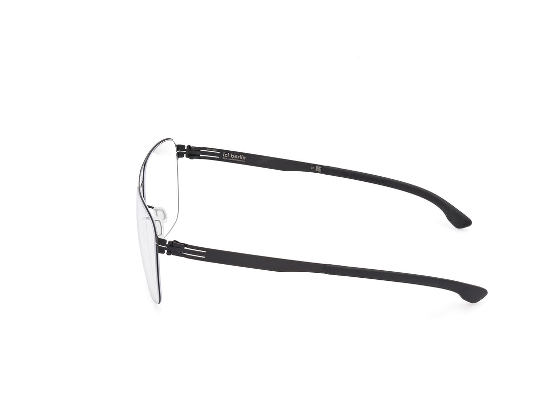 Occhiali da vista ic! berlin ic5101 sandro k. 02a negro unisex taglia 59mm - Vista dettagliata